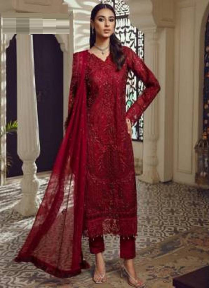 Serene Belle Rose 2 Georgette Heavy Embroidery Work Festive Wear Pakistani Salwar Kameez